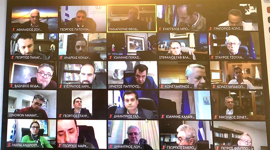 ΤΗΛΕΔΙΑΣΚΕΨΗ ΘΕΟΔΩΡΙΚΑΚΟΥ, ΠΑΤΟΥΛΗ ΜΕ ΤΟΥΣ 53 ΔΗΜΑΡΧΟΥΣ ΤΗΣ ΑΤΤΙΚΗΣ